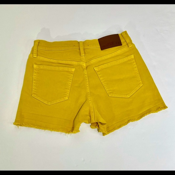 J. Crew Yellow Jean Shorts - Picture 1 of 9